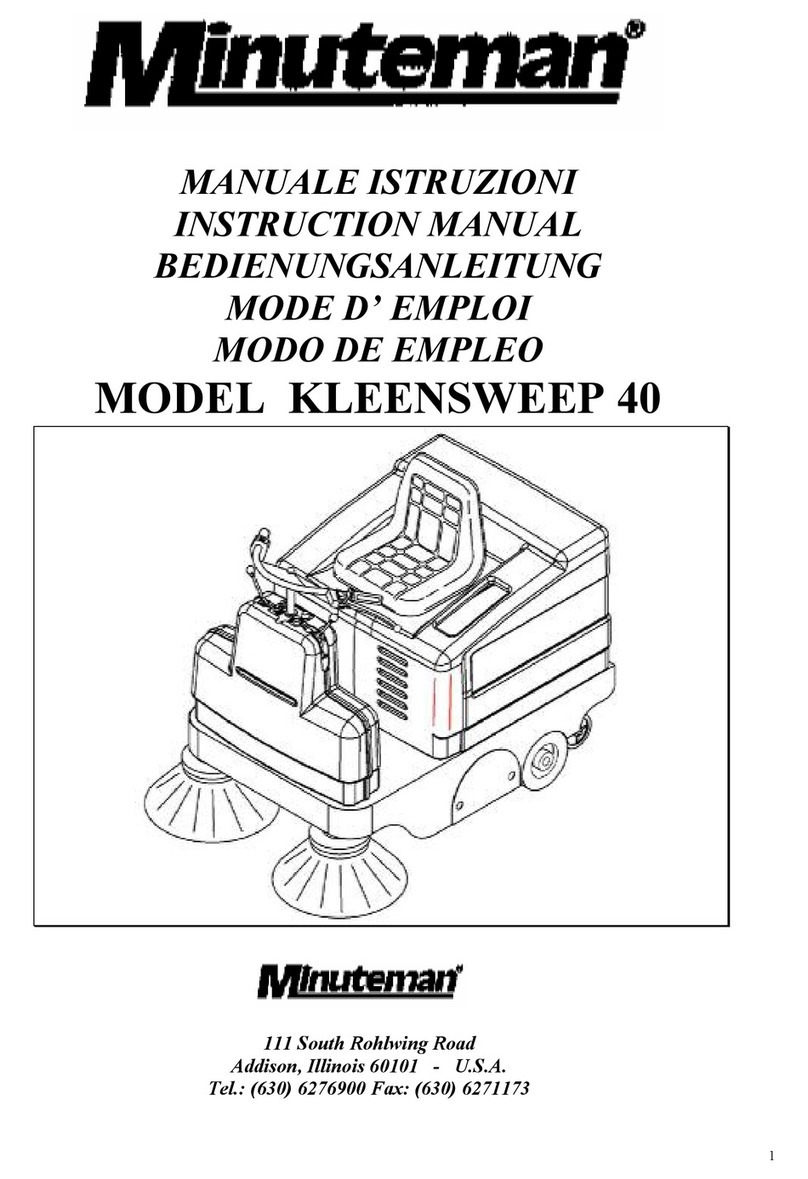 Minuteman KLEENSWEEP 40 User manual