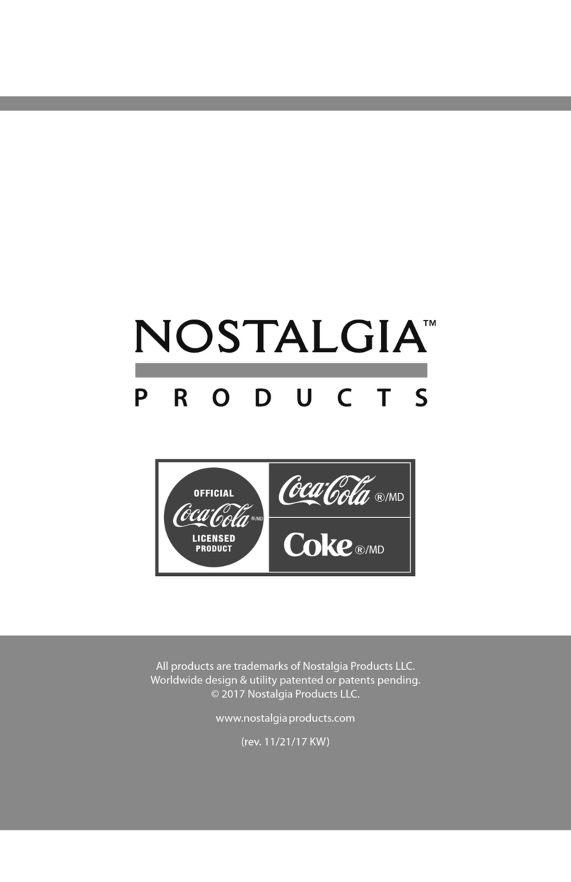 Nostalgia HDT600COKE Quick guide