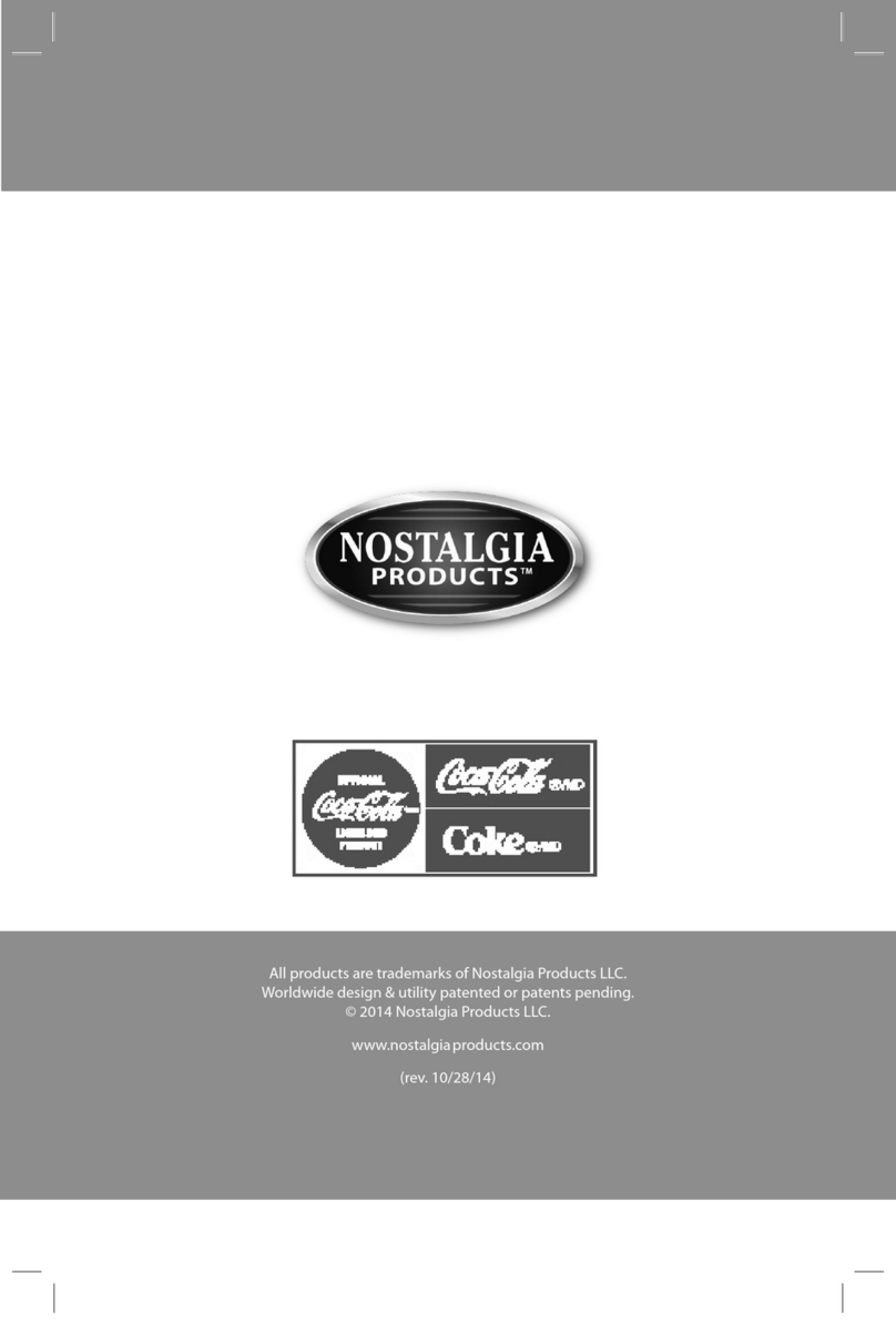 Nostalgia Coca-Cola Series Instructions and recipes