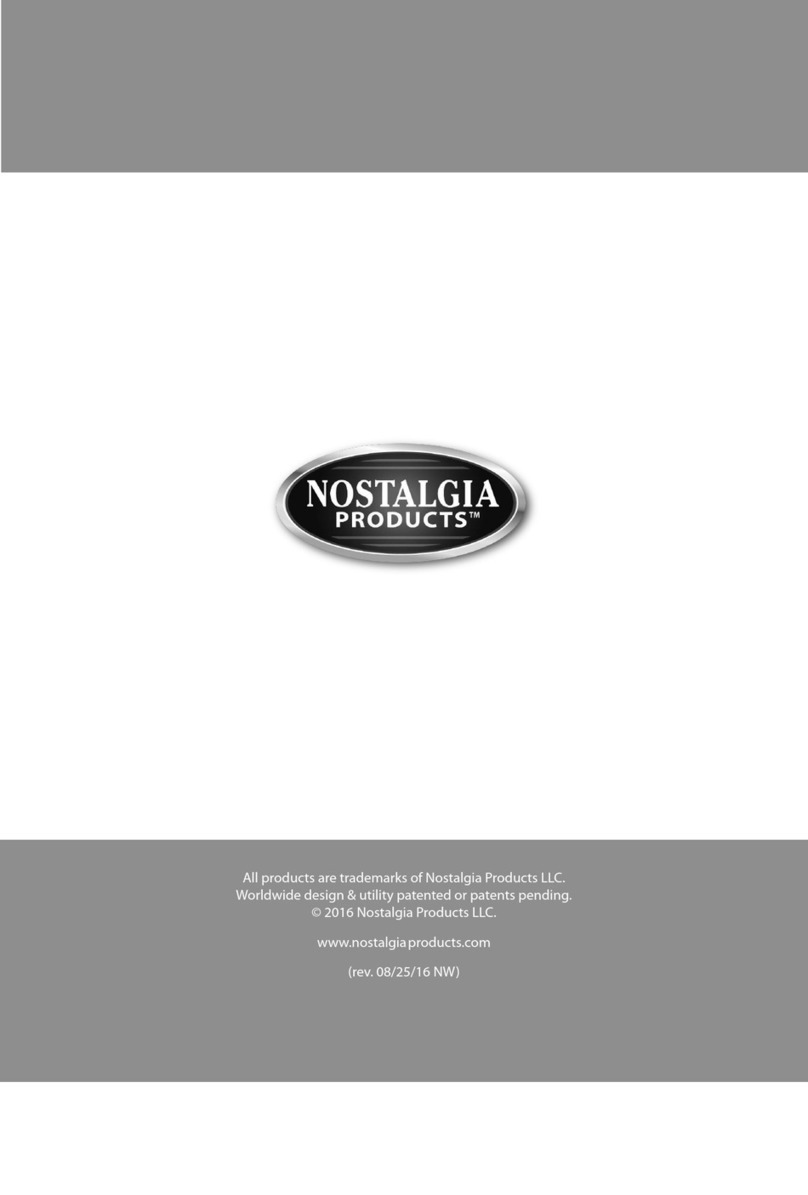 Nostalgia CWF48WT Quick guide