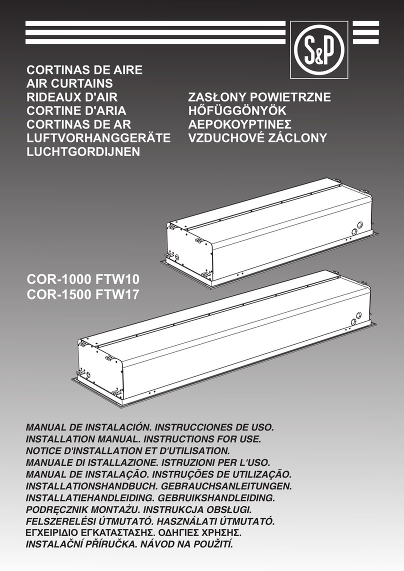 S&P COR-1000 FTW10 User manual