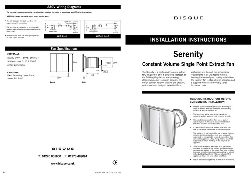 Bisque Serenity Series installation instructions