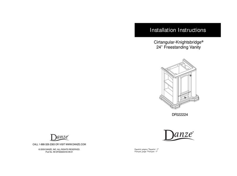 Danze Cirtangular-Knightsbridge DF022224 installation instructions Danze Cirtangular-Knightsbridge DF022224 installation instructions