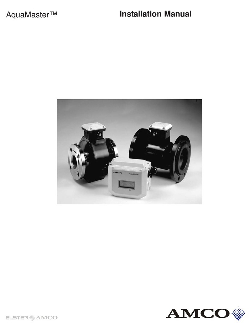 Amco AquaMaster Series installation manual
