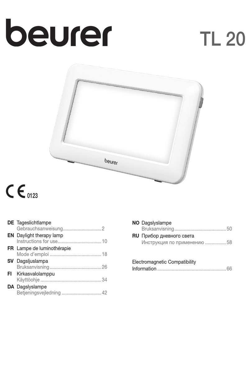 Beurer TL 20 Instructions for use