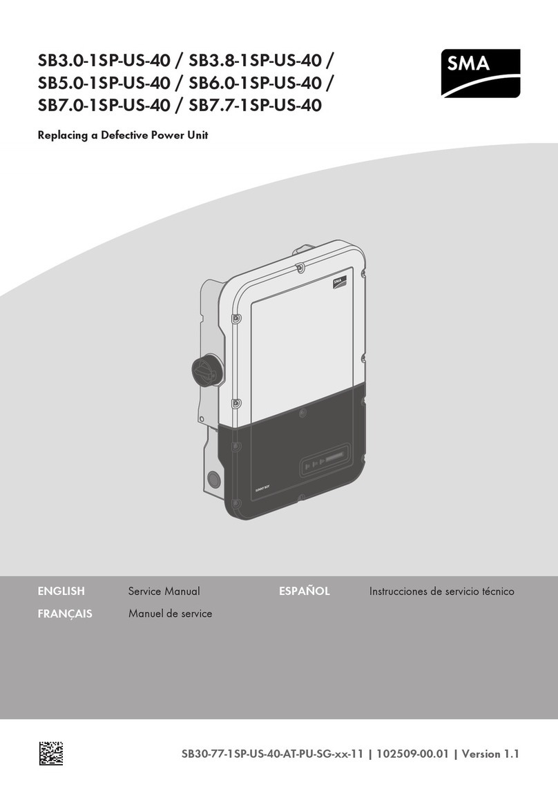 SMA SB3.0-1SP-US-40 Service manual