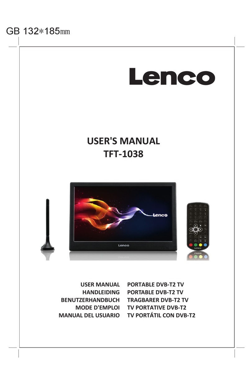 LENCO TFT-1038 User manual
