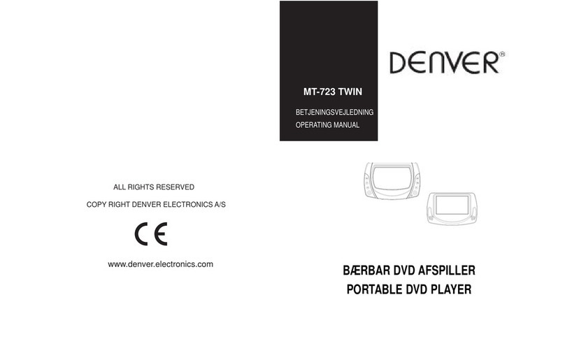 Denver MT-723 TWIN operating manual