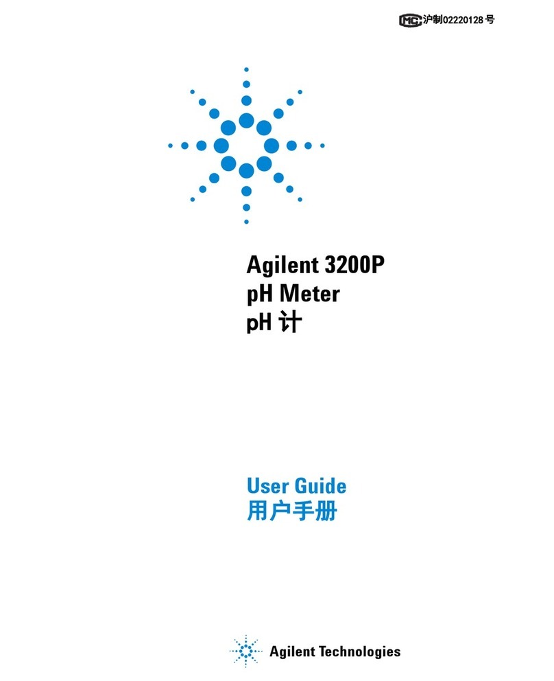 Agilent Technologies 3200P User manual Agilent Technologies 3200P User manual