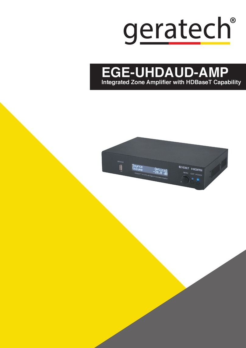 geratech EGE-UHDAUD-AMP manual