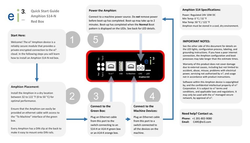 ei3 Amphion S14-N quick start guide