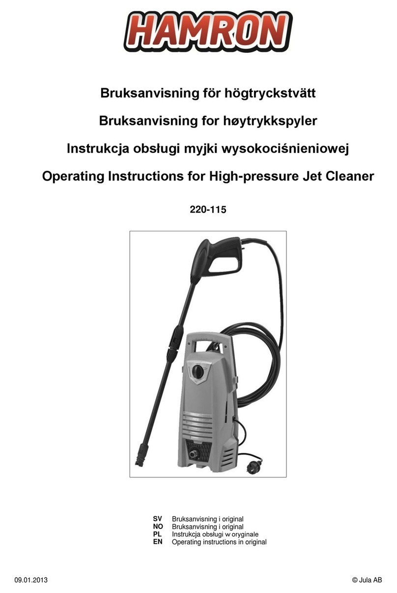 Hamron 220-115 operating instructions