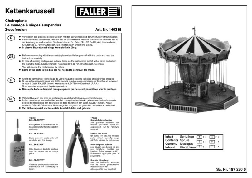 Faller 140315 quick start guide
