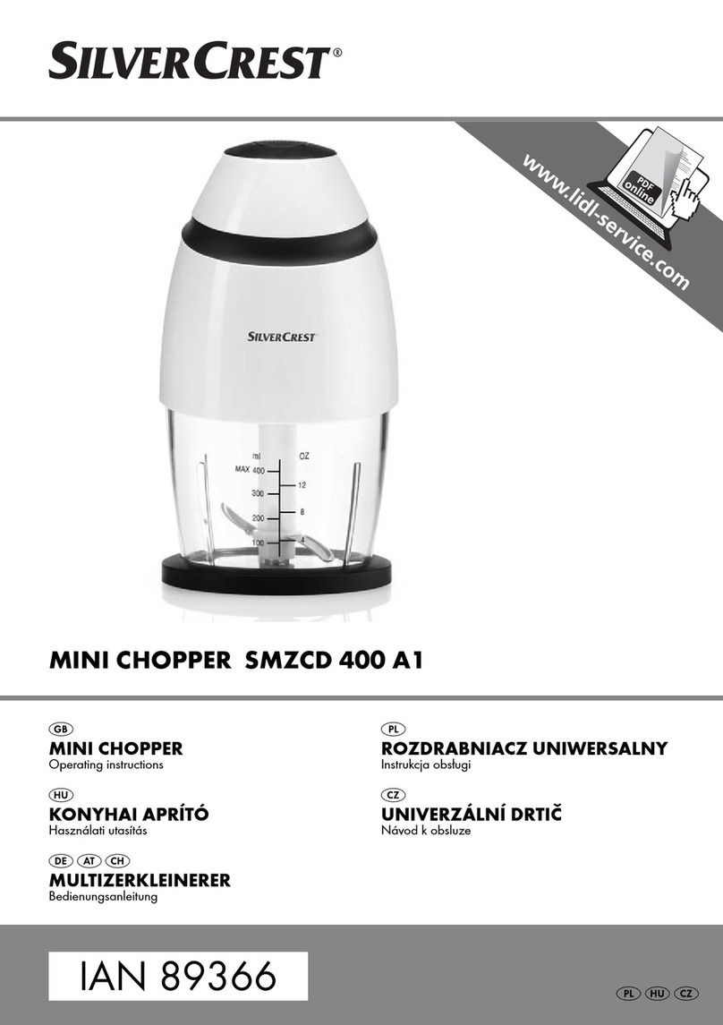 Silvercrest SMZCD 400 A1 User manual