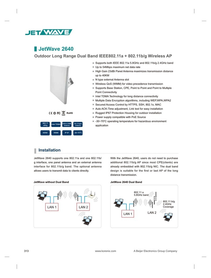 Korenix JetWave 2640 quick start guide