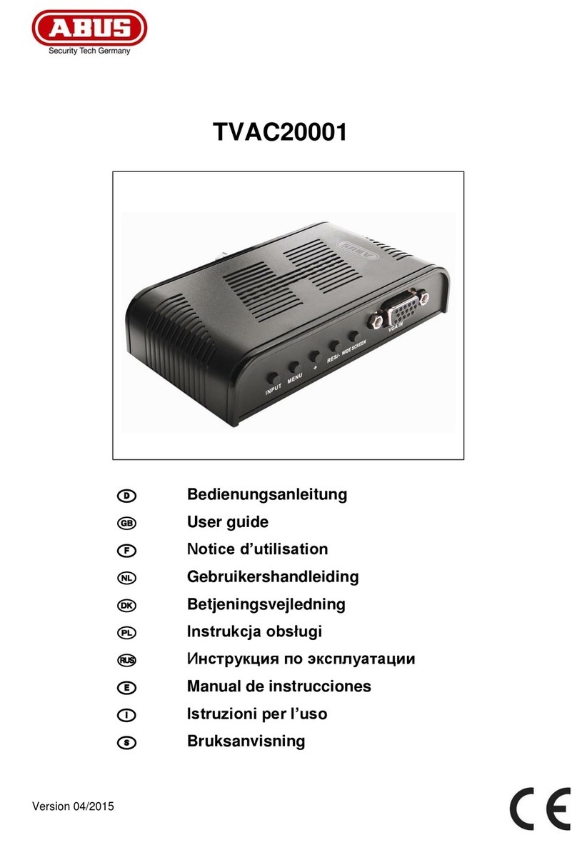 Abus TVAC20001 User manual