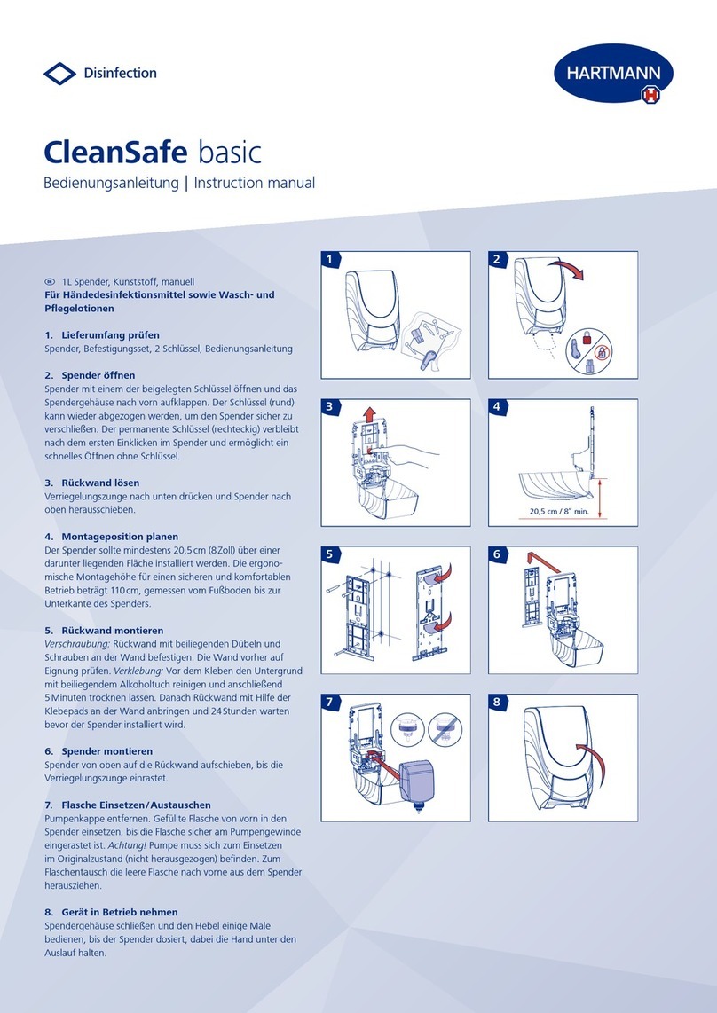 Hartmann CleanSafe instruction manual