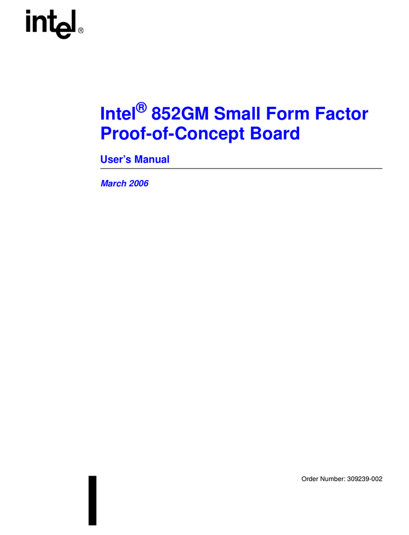Intel 852GM - user manual