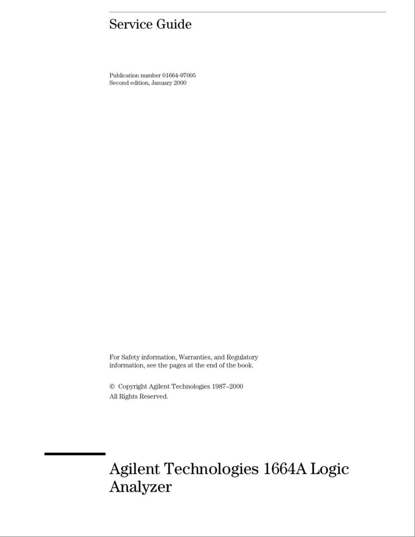 Agilent Technologies 1664A Service guide