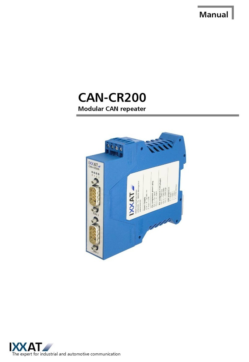 IXXAT CAN-CR200 manual