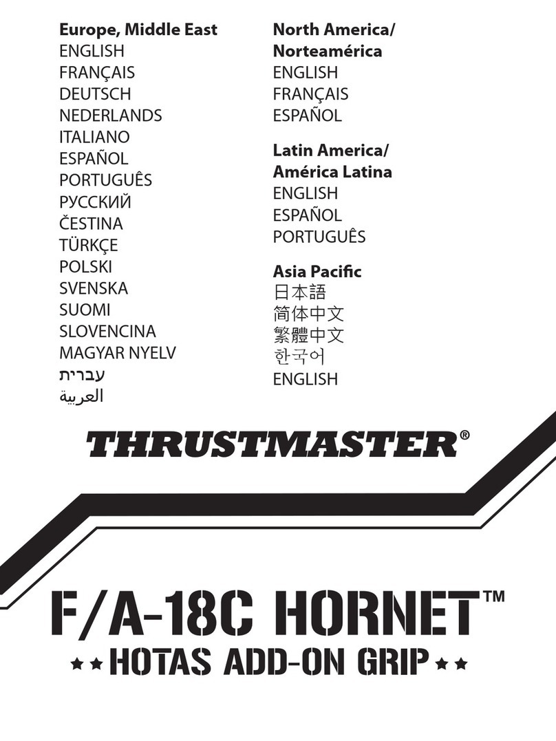 Thrustmaster F/A-18C HORNET User manual