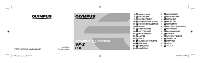 Olympus E-System VF-2 User manual Olympus E-System VF-2 User manual