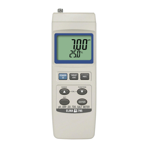 Elma Instruments ELMA 795 User manual