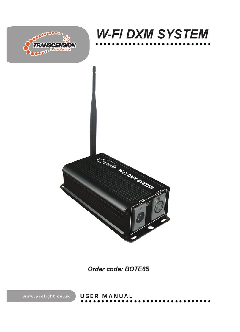 Transcension W-FI DXM SYSTEM user manual Transcension W-FI DXM SYSTEM user manual