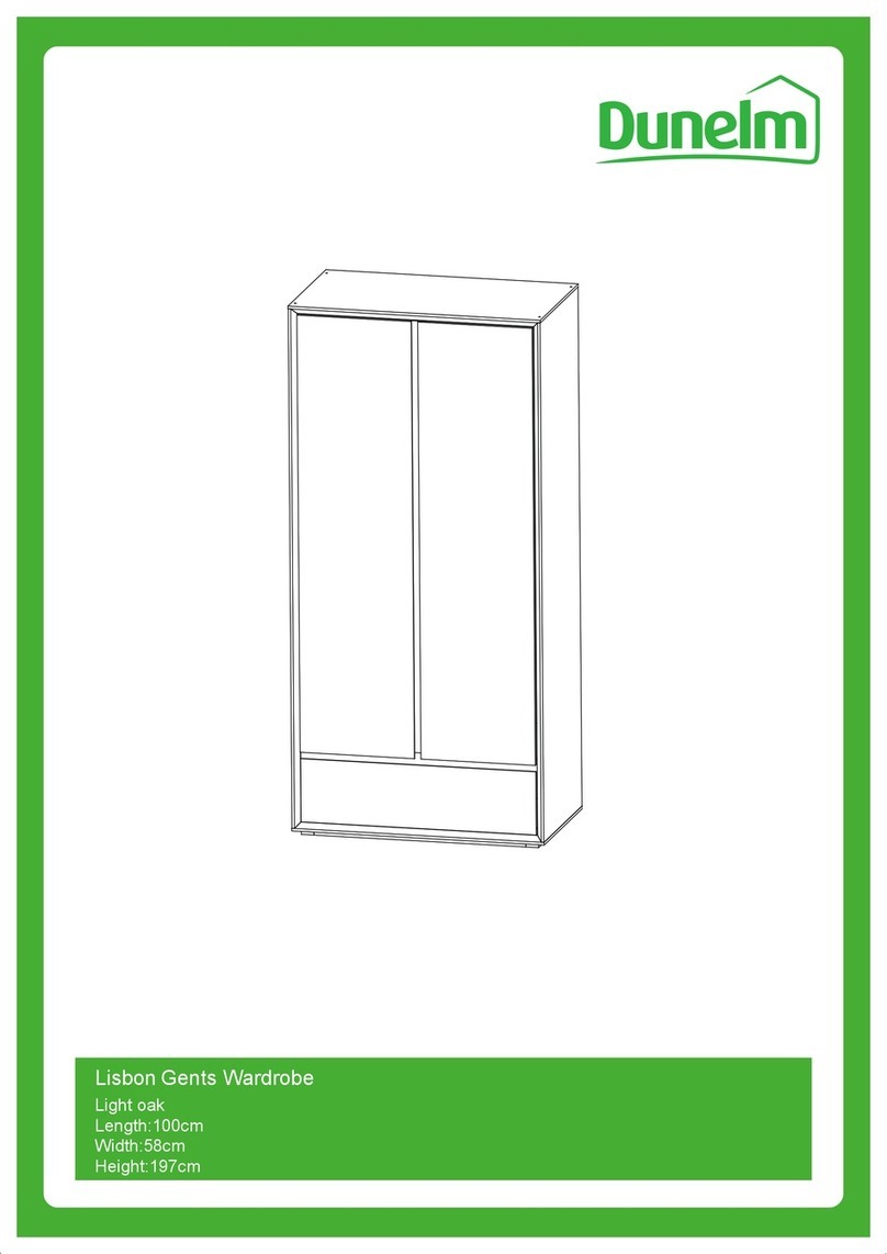 Dunelm Lisbon 30276687 User manual