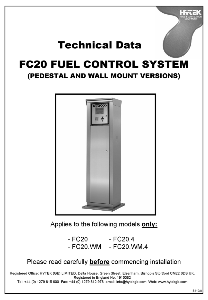 Hytek FC20 Series Technical data