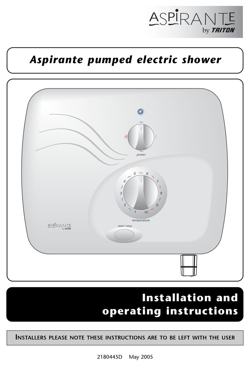 Triton ASPIRANTE Series Installation and operating instructions