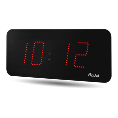 Bodet STYLE II 7 User manual