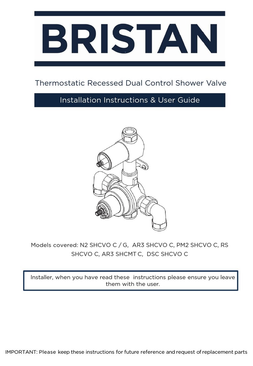 Bristan N2 SHCVO C Installation instructions & user guide