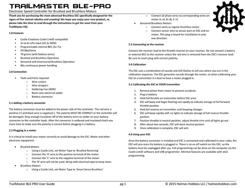 TrailMaster BLE-PRO user guide TrailMaster BLE-PRO user guide