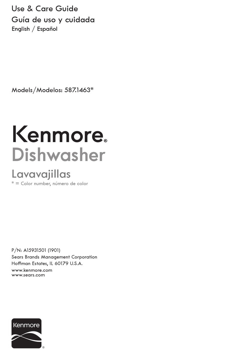 Kenmore 587.1463 Series Use & care guide