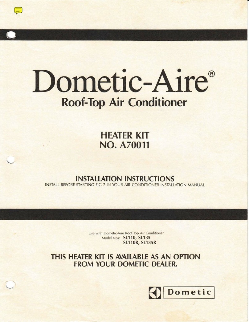 Dometic A70011 installation instructions