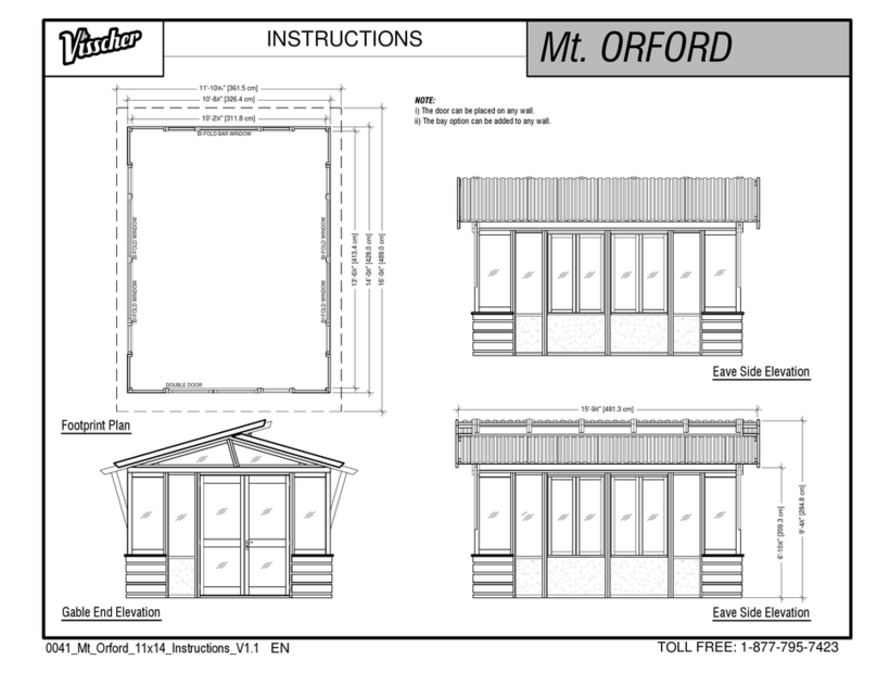 VISSCHER Mt. ORFORD instructions