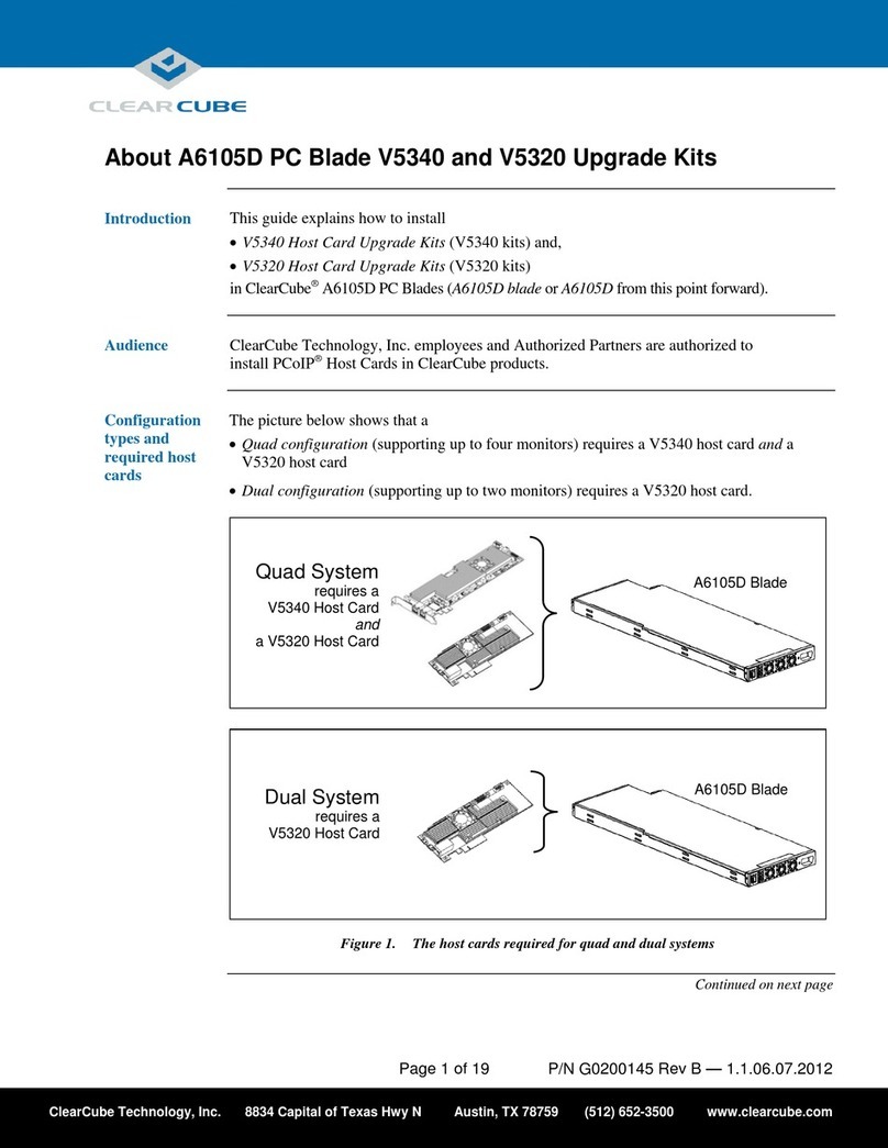 ClearCube V5340 User manual
