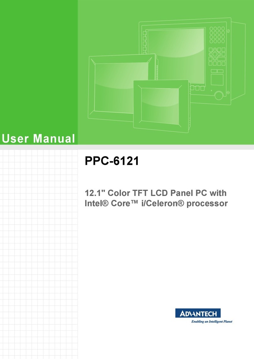 Advantech PPC-6121 User manual