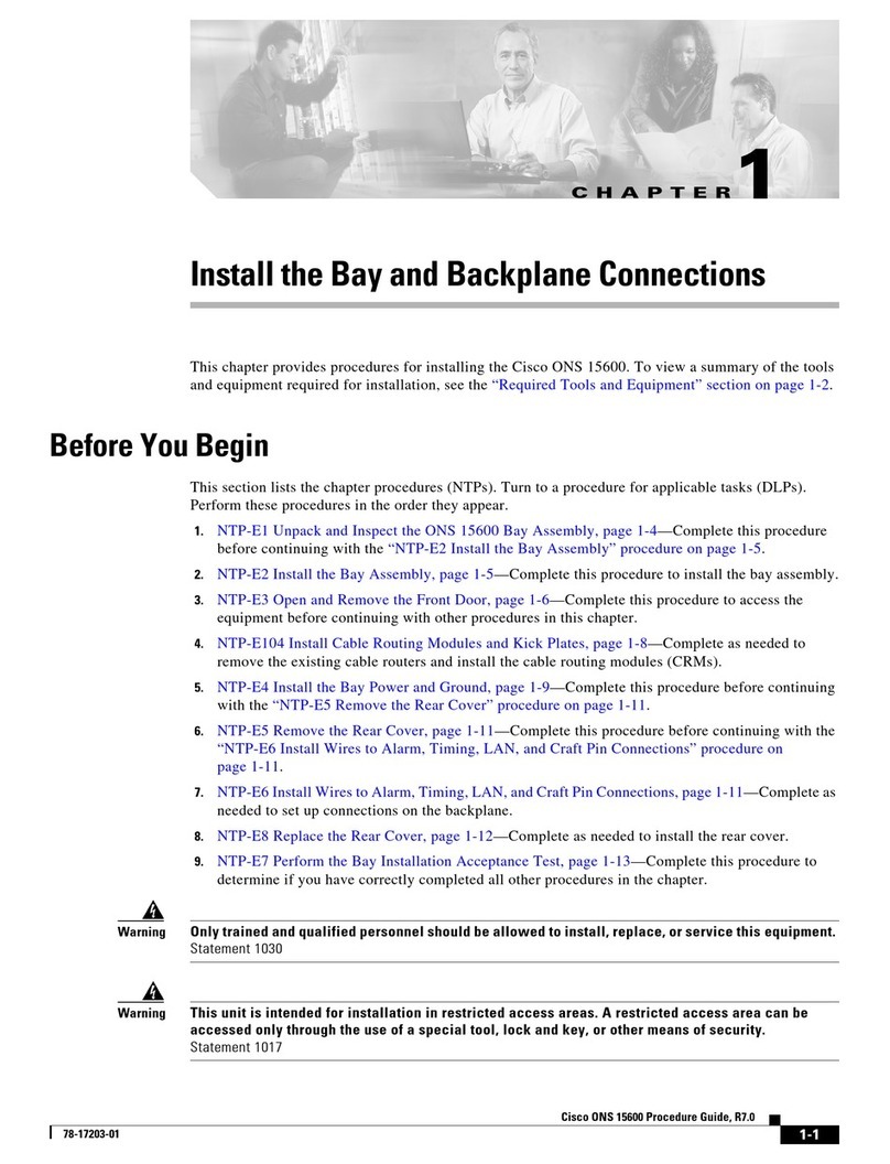 Cisco ONS 15600 User manual Cisco ONS 15600 User manual