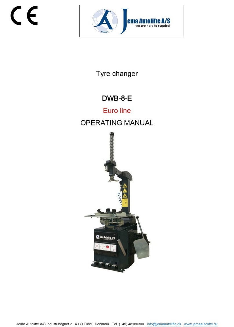 Jema Autolifte DWB-8-E User manual