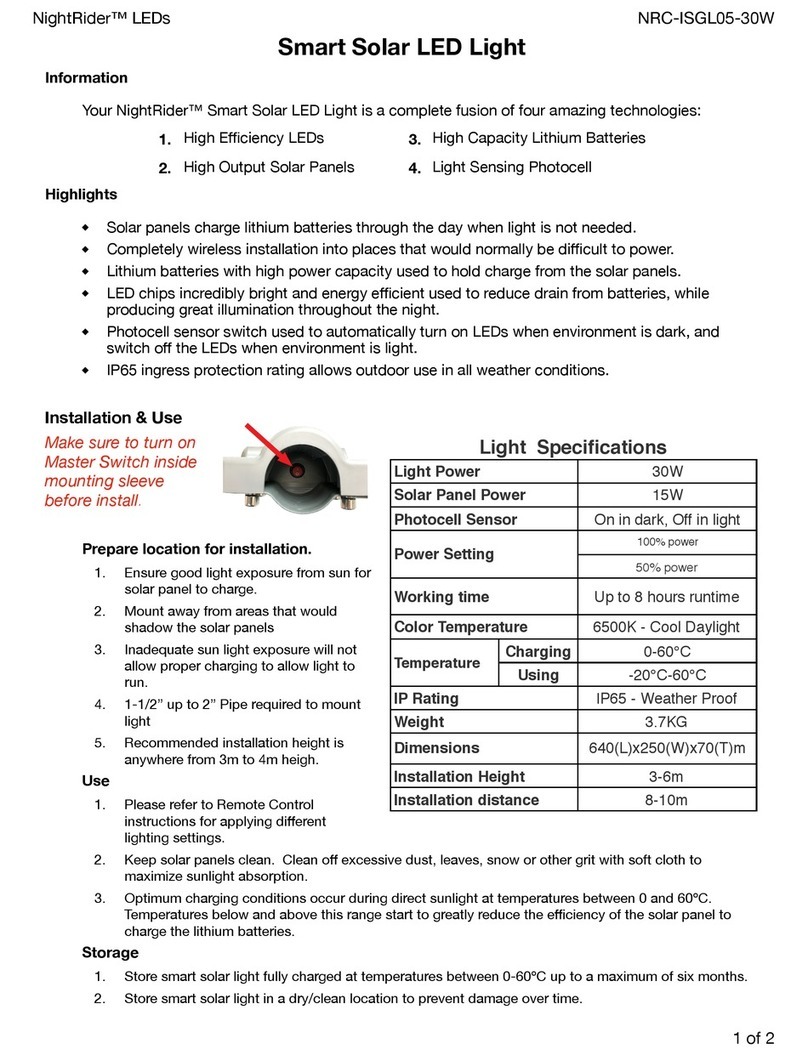 NightRider NRC-ISGL05-30W manual