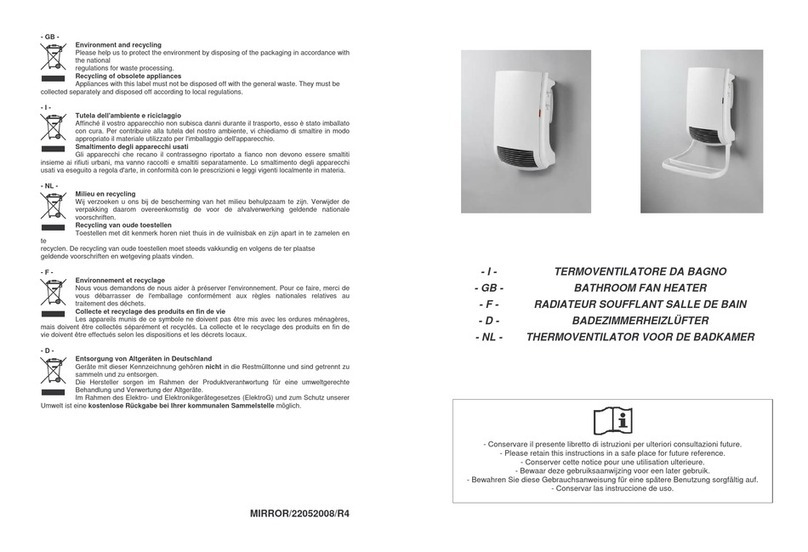 Tresco MIRROR R4 Installation and operating manual
