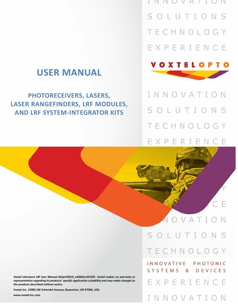 Voxtel Opto ROX APD Photoreceiver Series user manual