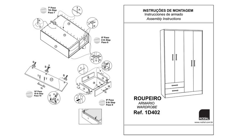 RODIAL 1D402 Assembly instructions