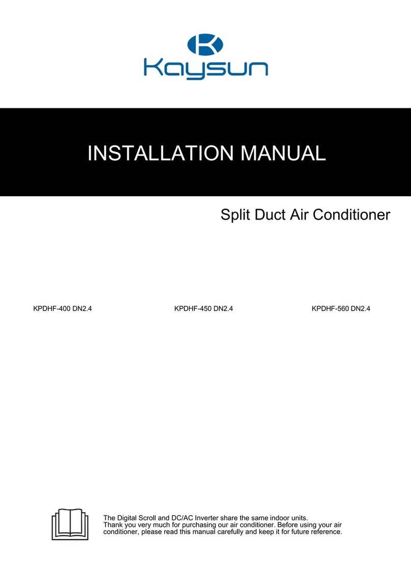 Kaysun KPDHF-400 User manual Kaysun KPDHF-400 User manual