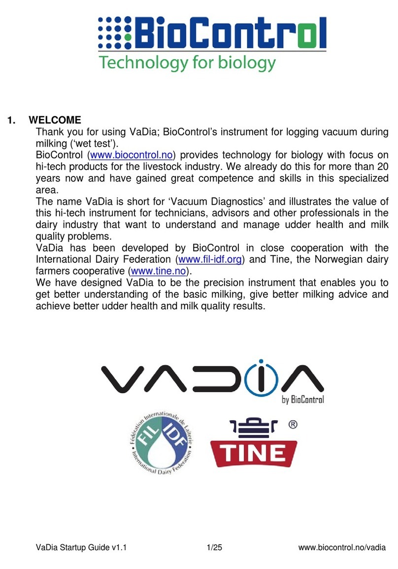 Biocontrol VaDia Startup guide