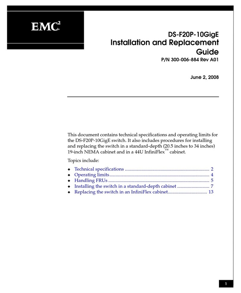 EMC2 DS-F20P-10GigE Installation and Replacement Guide