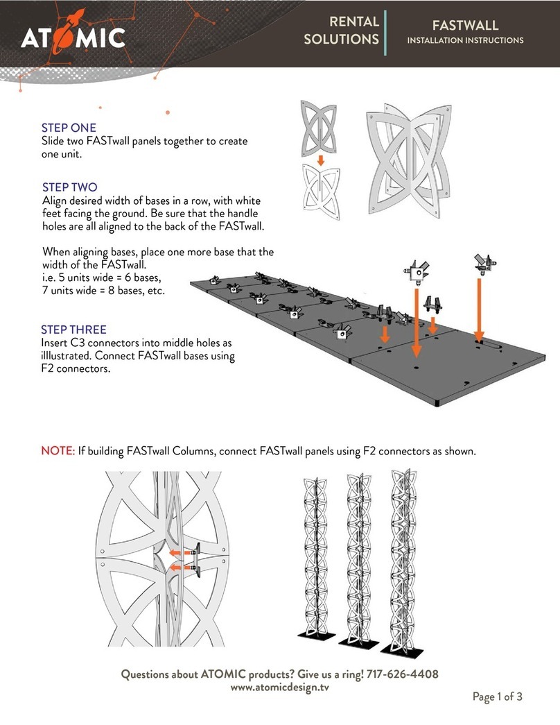 Atomic FASTWALL installation instructions