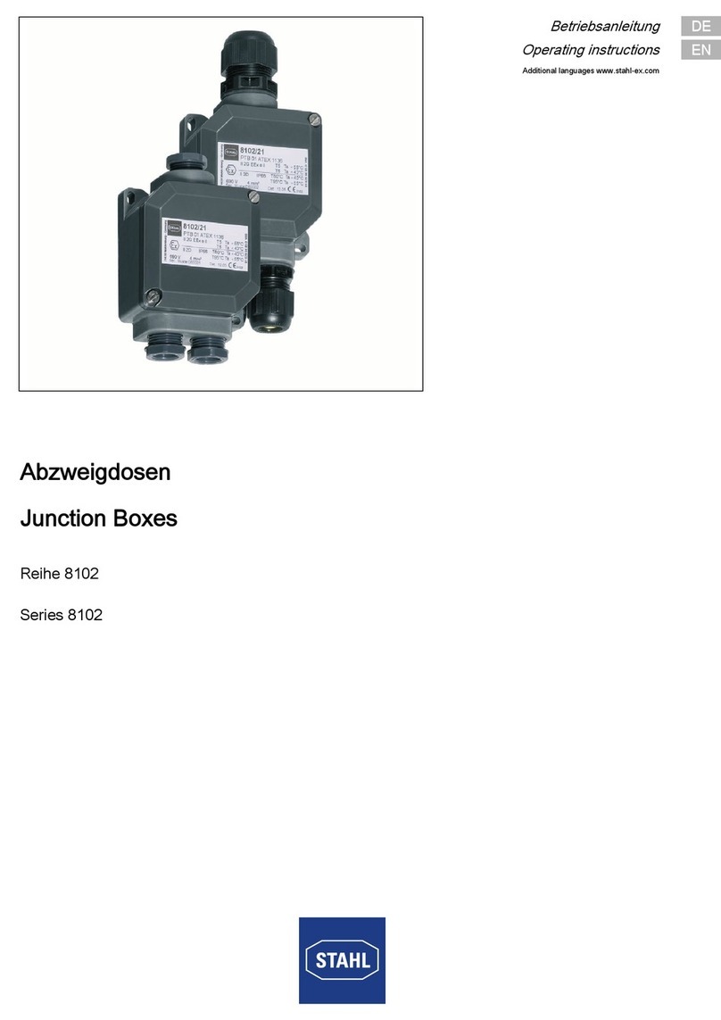 Stahl 8102 Series operating instructions